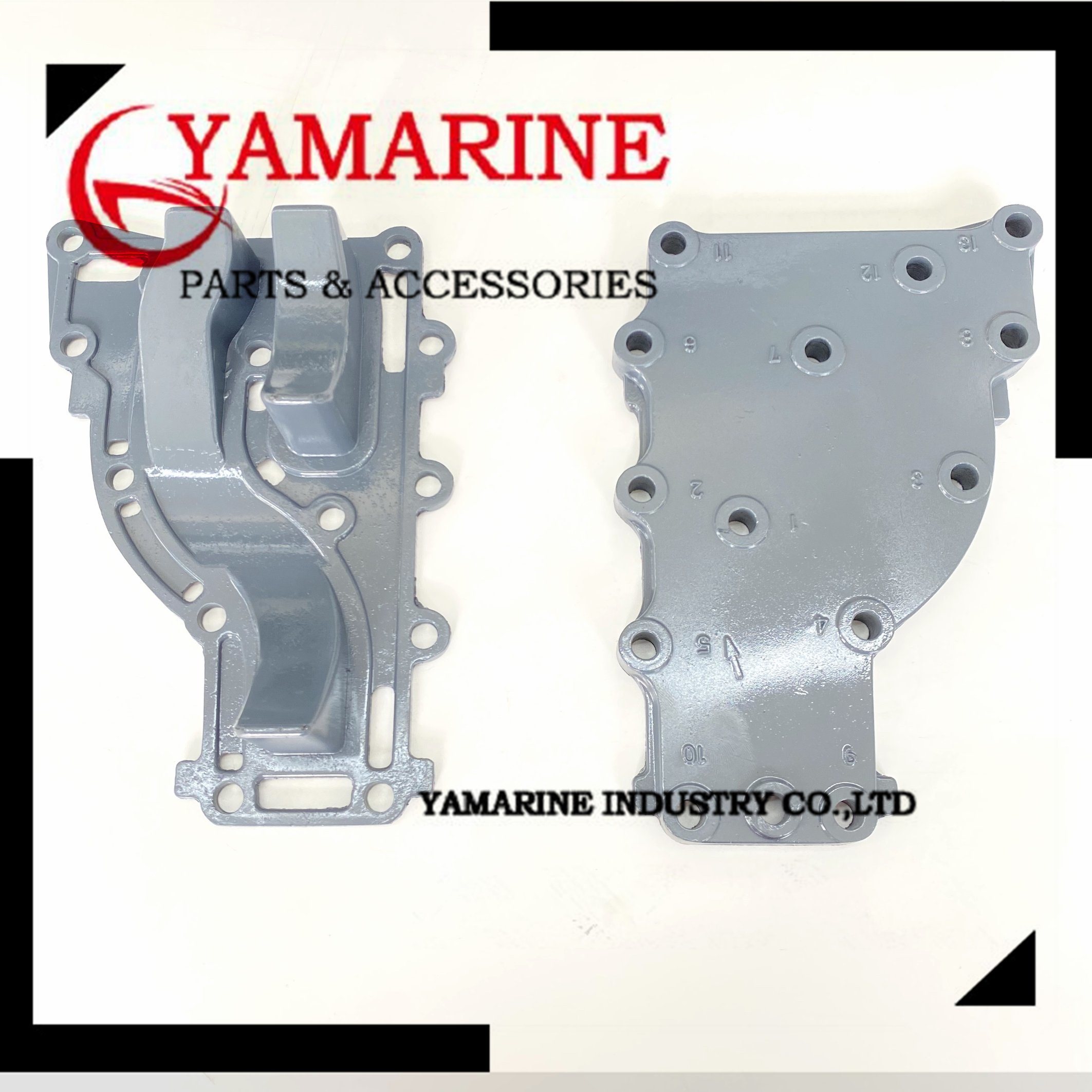 9.9HP/15HP YAMAHA Outboard Outer Cover, Exhaust 63V-41113-00-1s