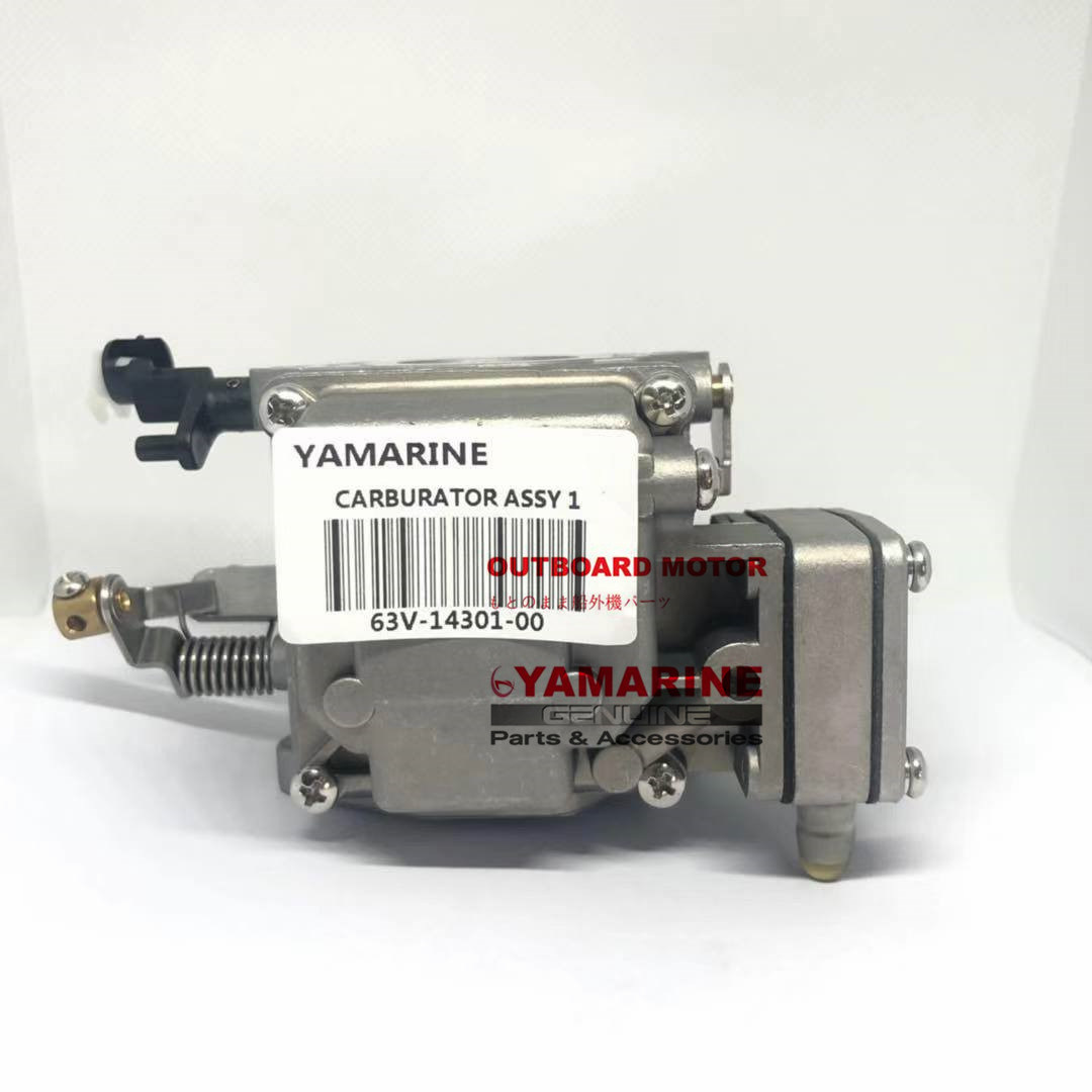Carburetor Assembly 63V-14301-10-00 for YAMAHA 9.9HP 15HP 2 Stroke Outboard Motor Engine